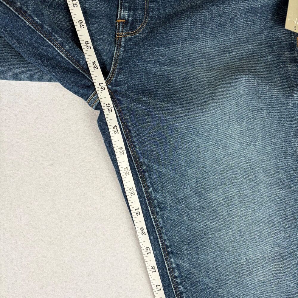 NWT HUDSON Nico Straight Ankle Maternity Jeans Women's 28 Blue Normcore Minimal - Picture 6 of 10